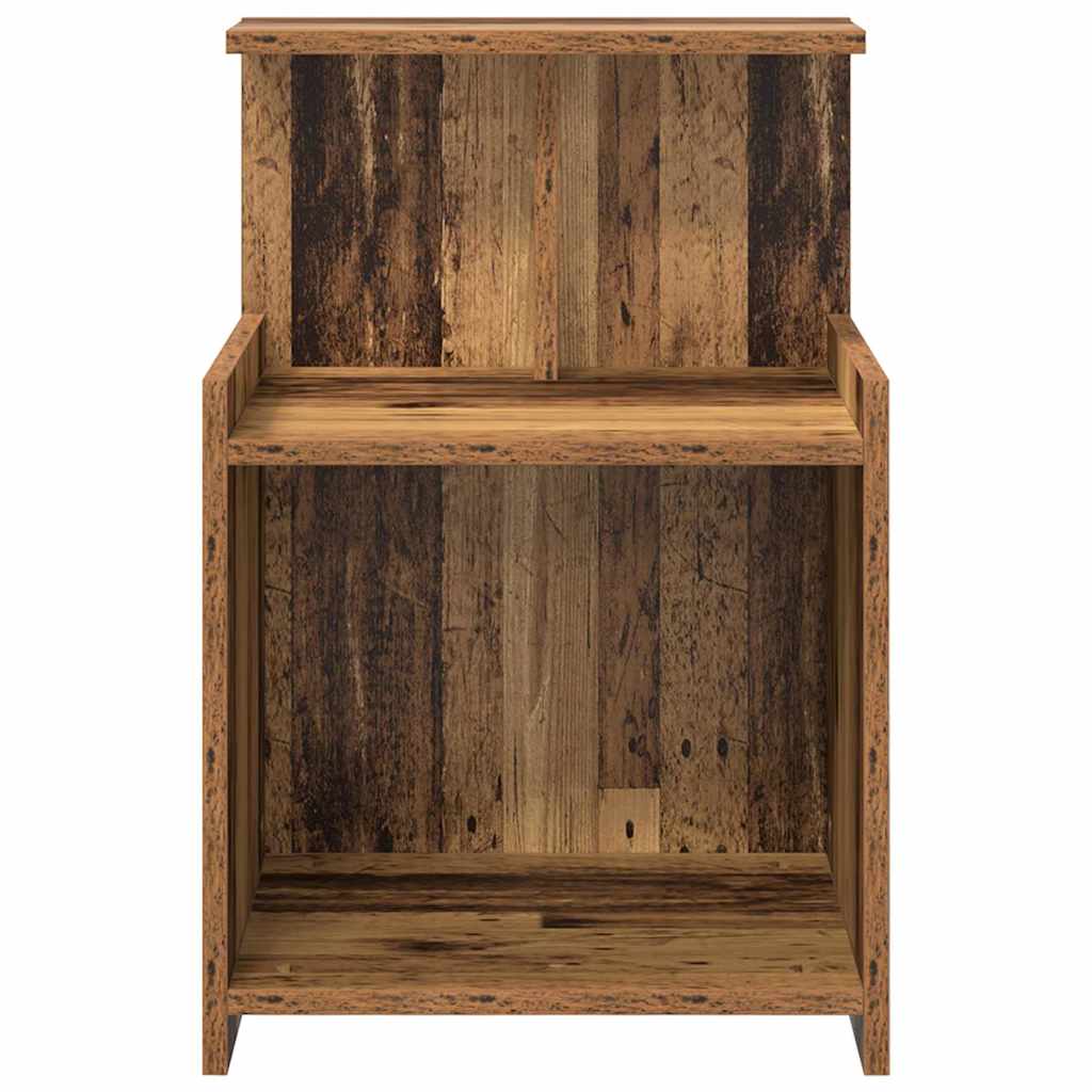 vidaXL Szafka Nocna 2 pcs Stare drewno 40 x 35 x 60 cm