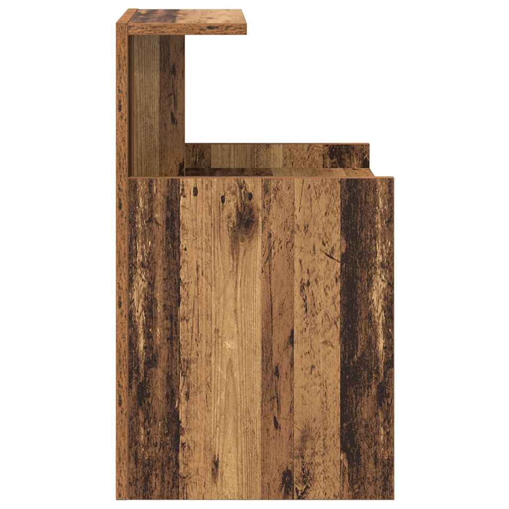 vidaXL Szafka Nocna 2 pcs Stare drewno 40 x 35 x 60 cm
