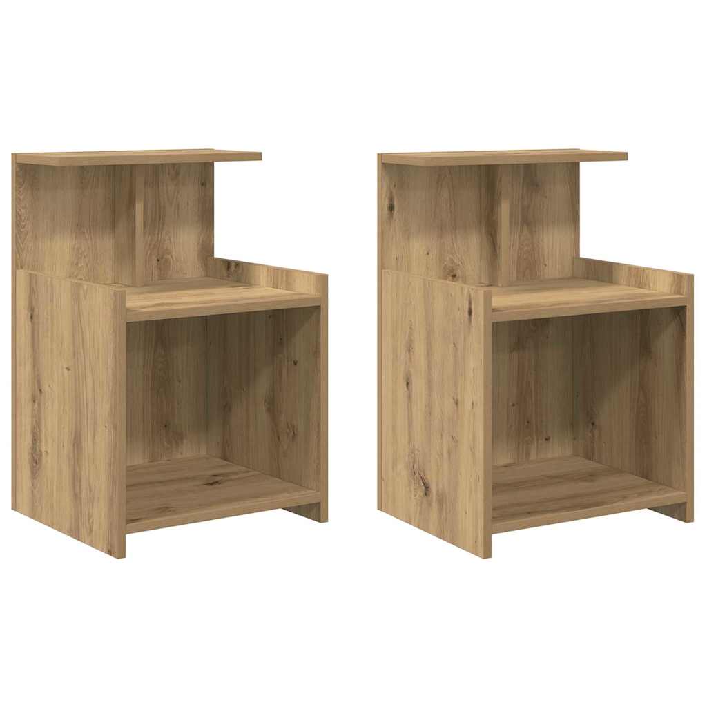 vidaXL Szafka Nocna 2 szt. Dąb rzemieślniczy 40 x 35 x 60 cm