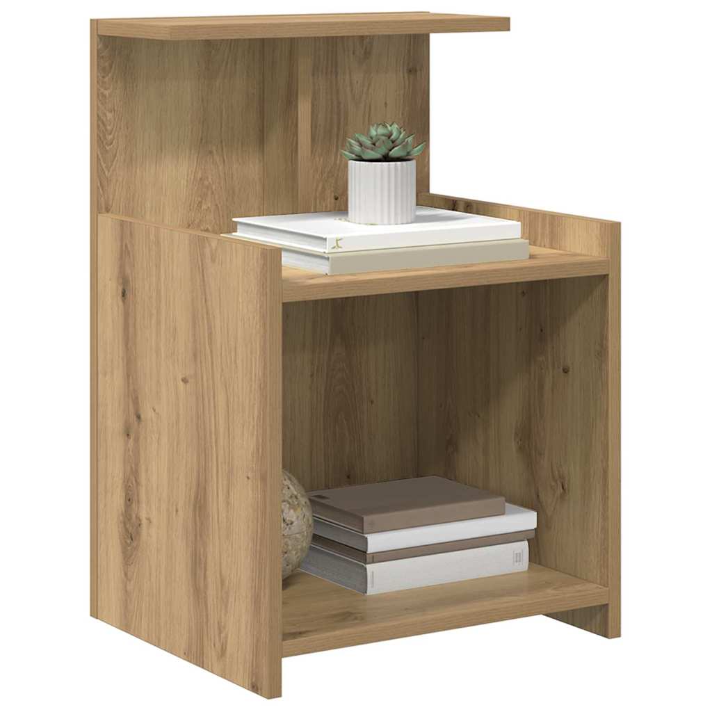vidaXL Szafka Nocna 2 pcs Dąb rzemieślniczy 40 x 35 x 60 cm