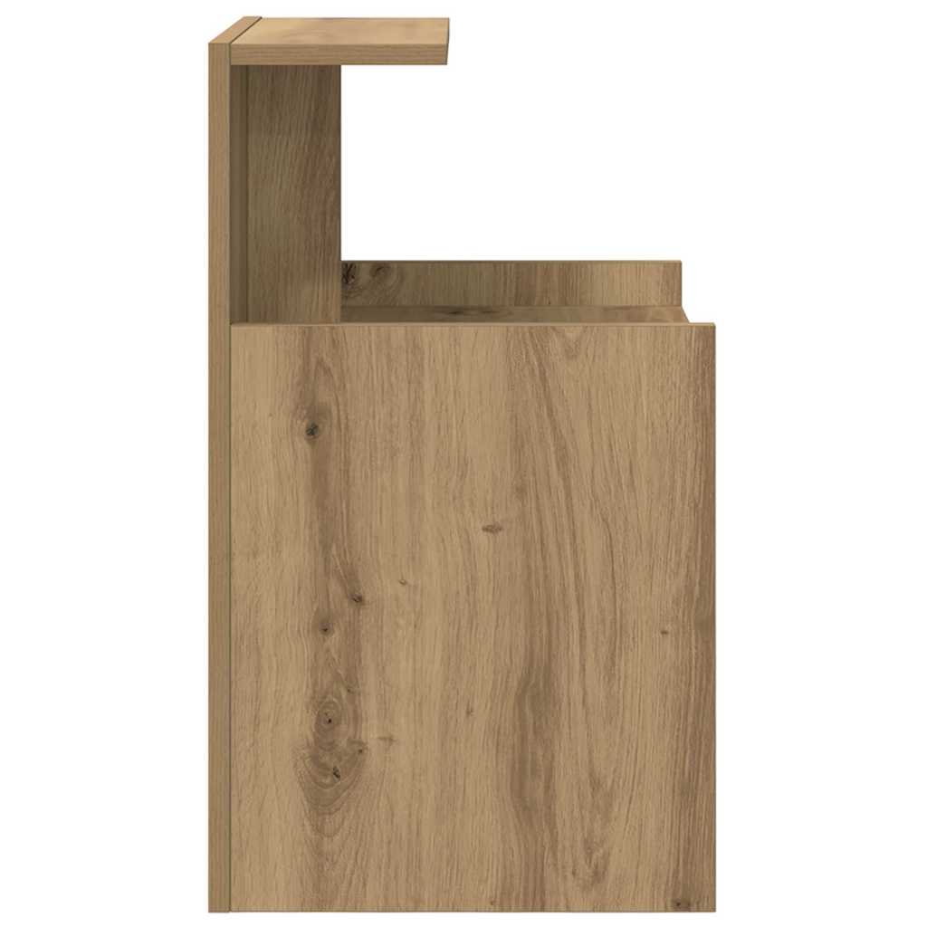 vidaXL Szafka Nocna 2 pcs Dąb rzemieślniczy 40 x 35 x 60 cm