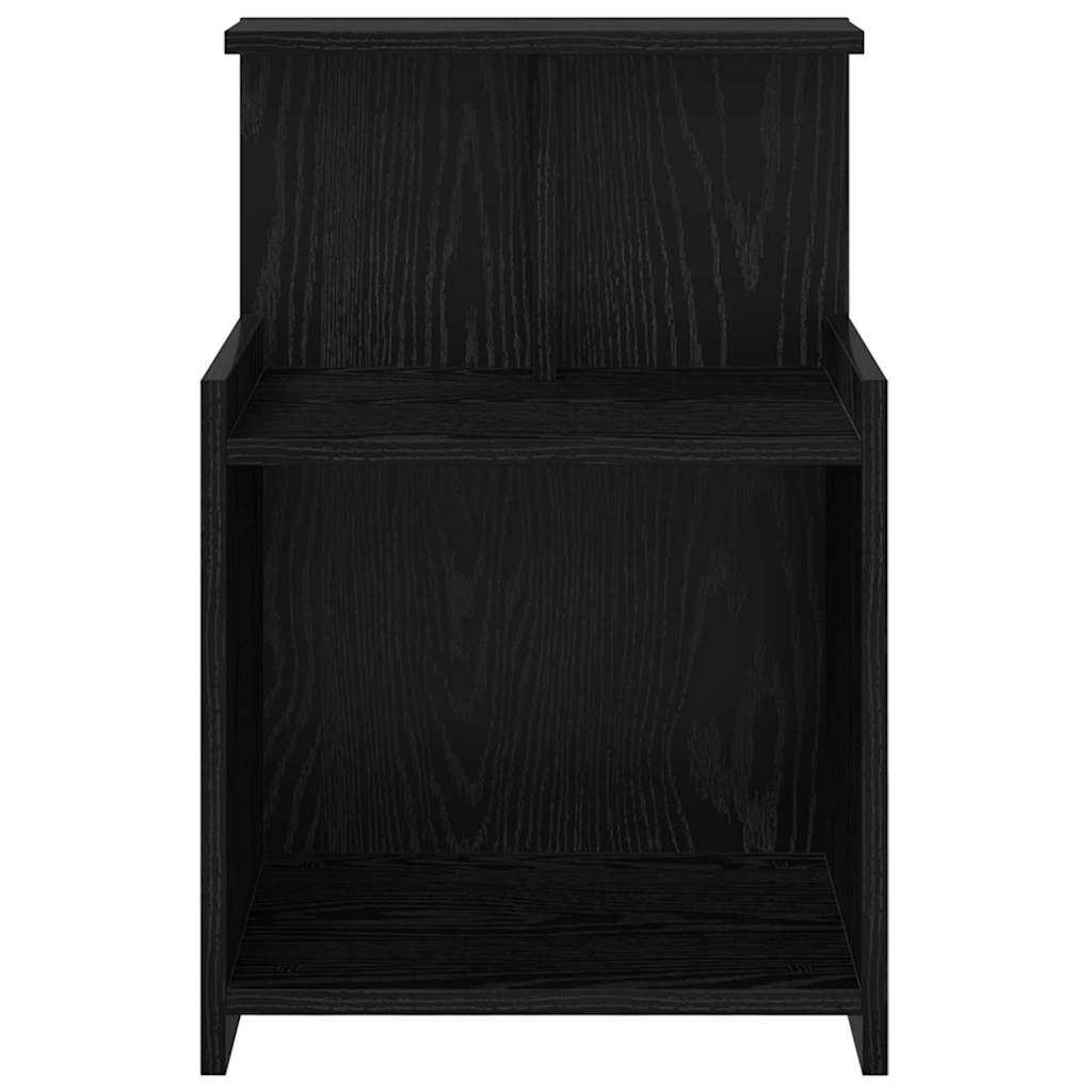 vidaXL Szafka Nocna Czarny Dąb 40 x 35 x 60 cm Materiał drewnopochodny
