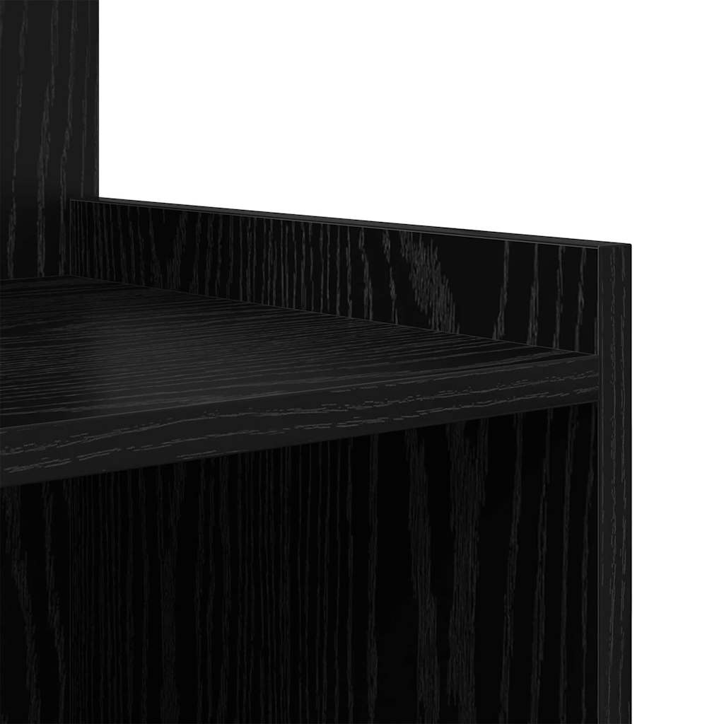 vidaXL Szafka Nocna 2 pcs Czarny Dąb 40 x 35 x 60 cm