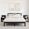 vidaXL Szafka Nocna 2 pcs Czarny Dąb 40 x 35 x 60 cm