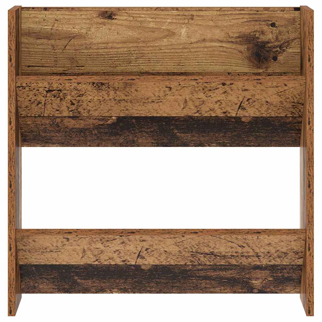 vidaXL Szafka na buty z półką Stare drewno 60 x 18 x 60 cm