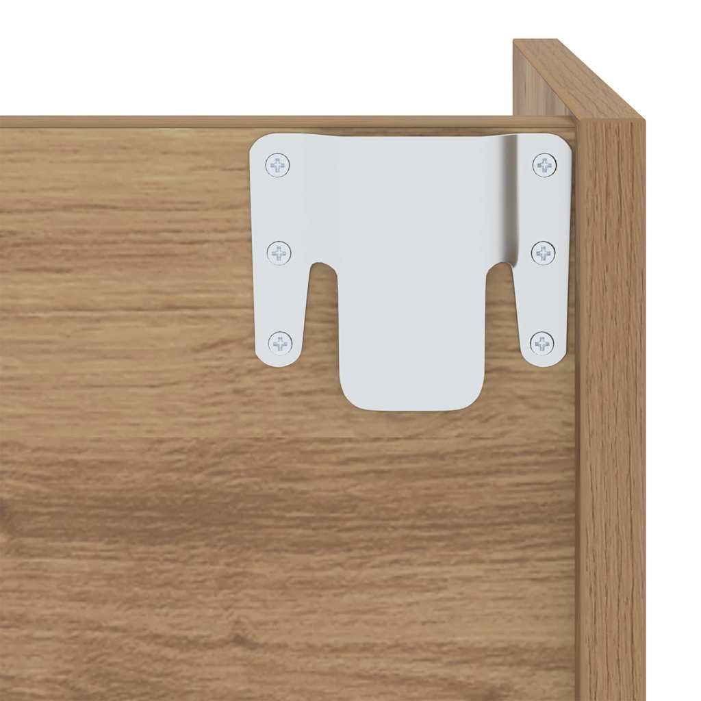 vidaXL Szafka na buty z półką 2 pcs Dąb rzemieślniczy 60 x 18 x 60 cm