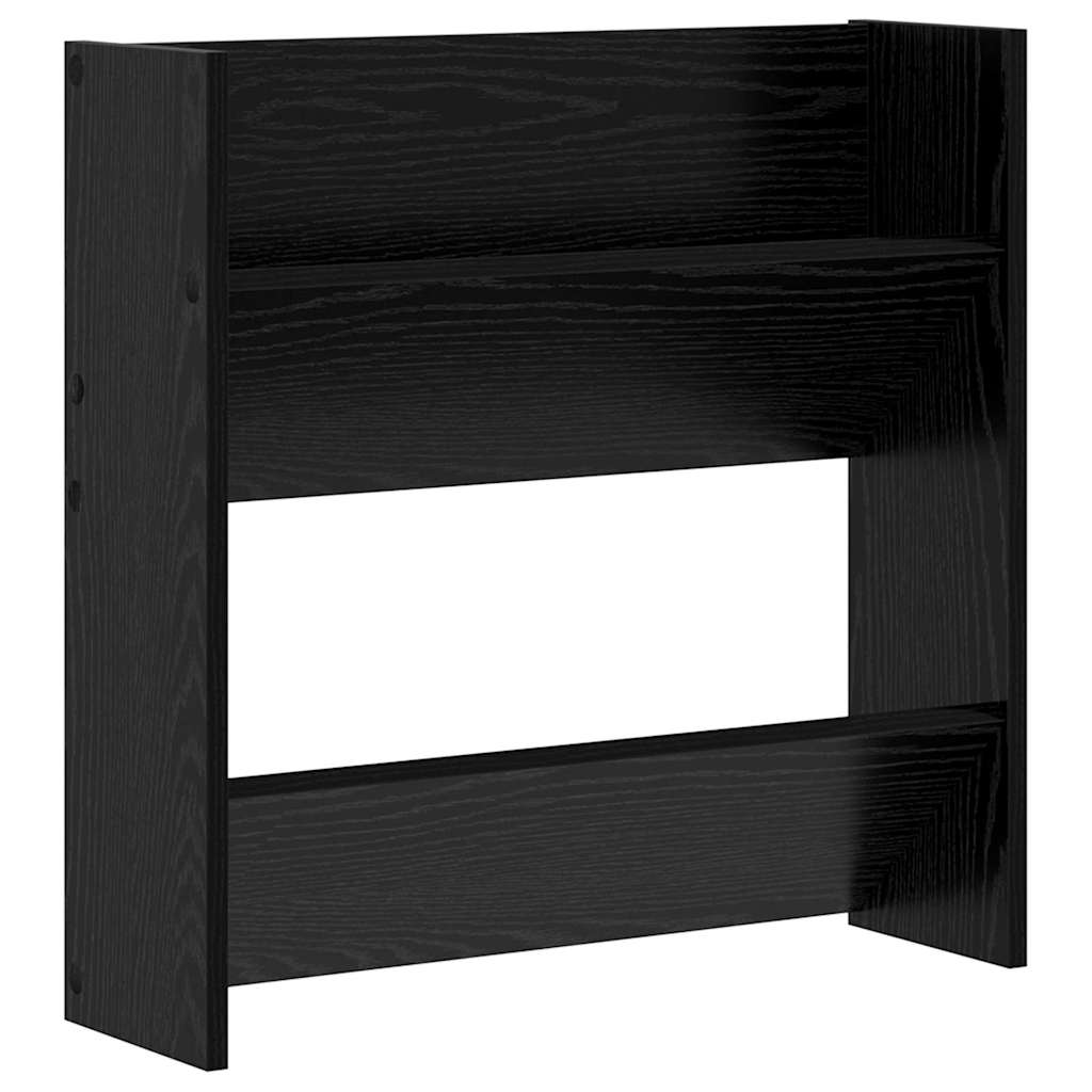vidaXL Szafka na buty z półką 2 pcs Czarny Dąb 60 x 18 x 60 cm