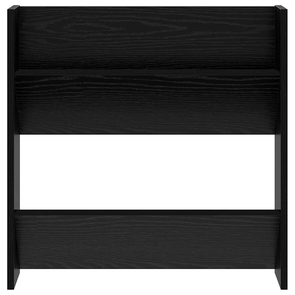 vidaXL Szafka na buty z półką 2 pcs Czarny Dąb 60 x 18 x 60 cm