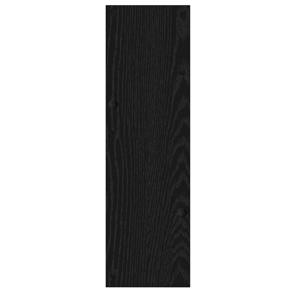 vidaXL Szafka na buty z półką 2 pcs Czarny Dąb 60 x 18 x 60 cm