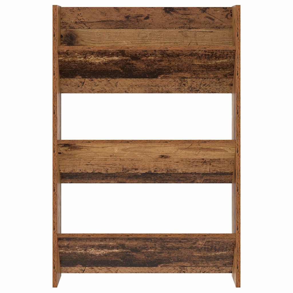 vidaXL Szafka na buty z półką 2 pcs Stare drewno 60 x 18 x 90 cm