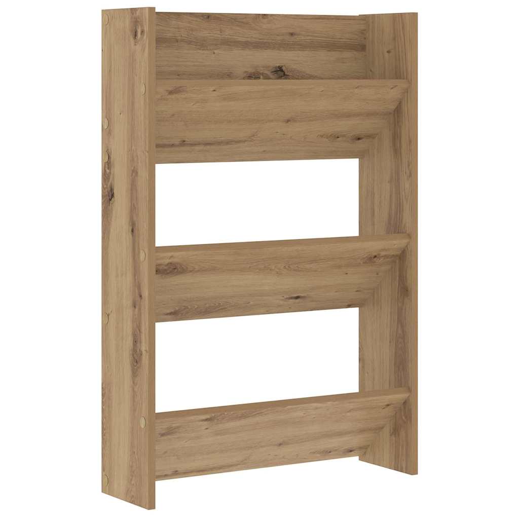 vidaXL Szafka na buty z półką Dąb rzemieślniczy 60 x 18 x 90 cm