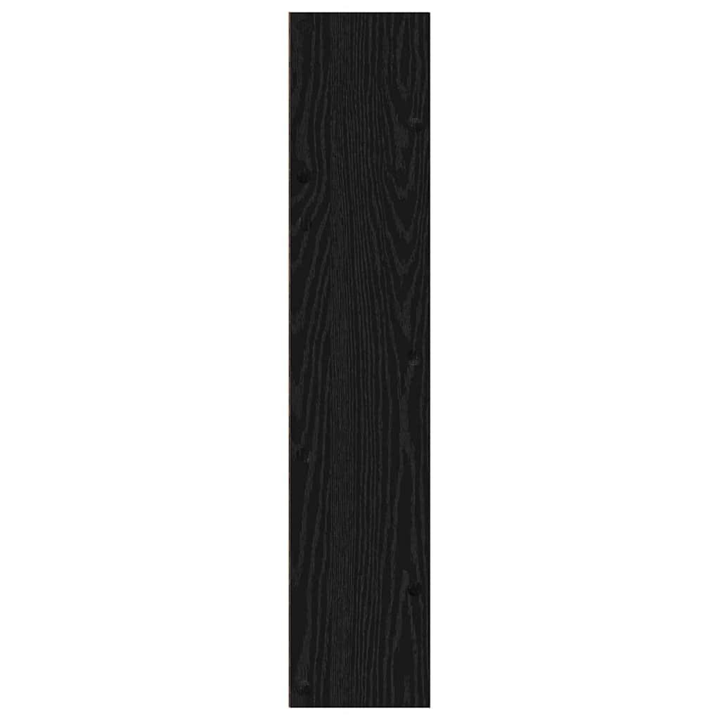 vidaXL Szafka na buty z półką Czarny Dąb 60 x 18 x 90 cm