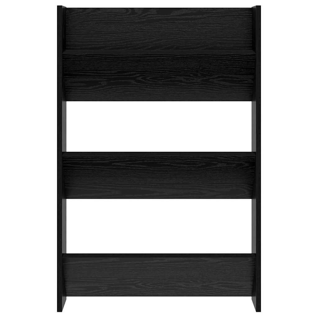 vidaXL Szafka na buty z półką 2 pcs Czarny Dąb 60 x 18 x 90 cm