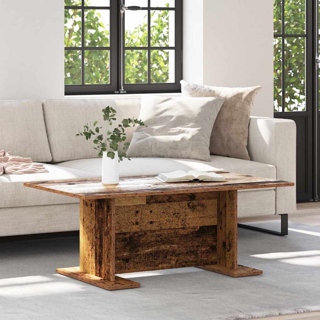 vidaXL Stolik kawowy Stare drewno 103.5 x 60 x 40 cm