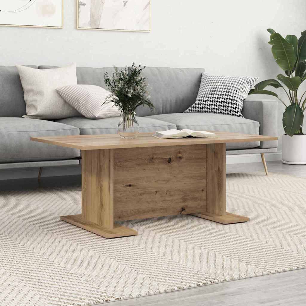 vidaXL Stolik kawowy dąb artisan 103.5 x 60 x 40 cm