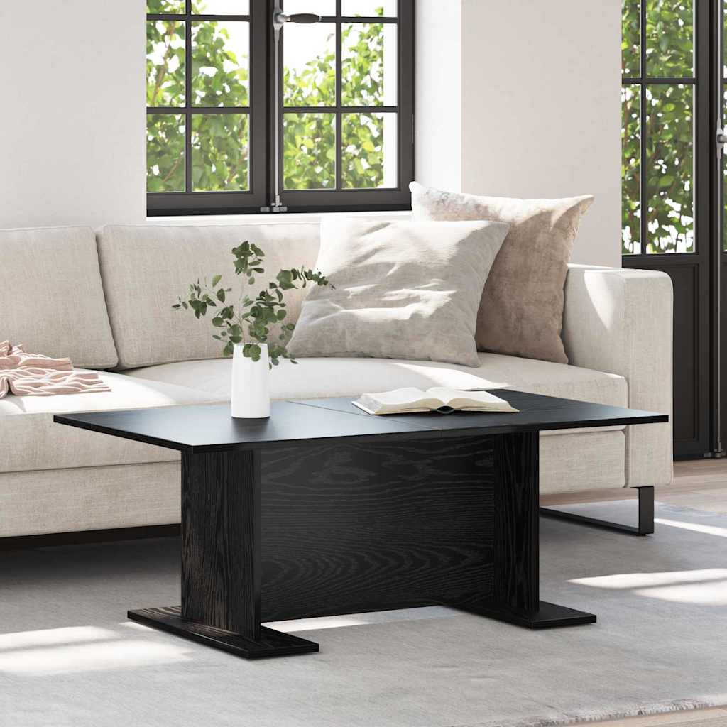 vidaXL Stolik kawowy Czarny dąb 103.5 x 60 x 40 cm