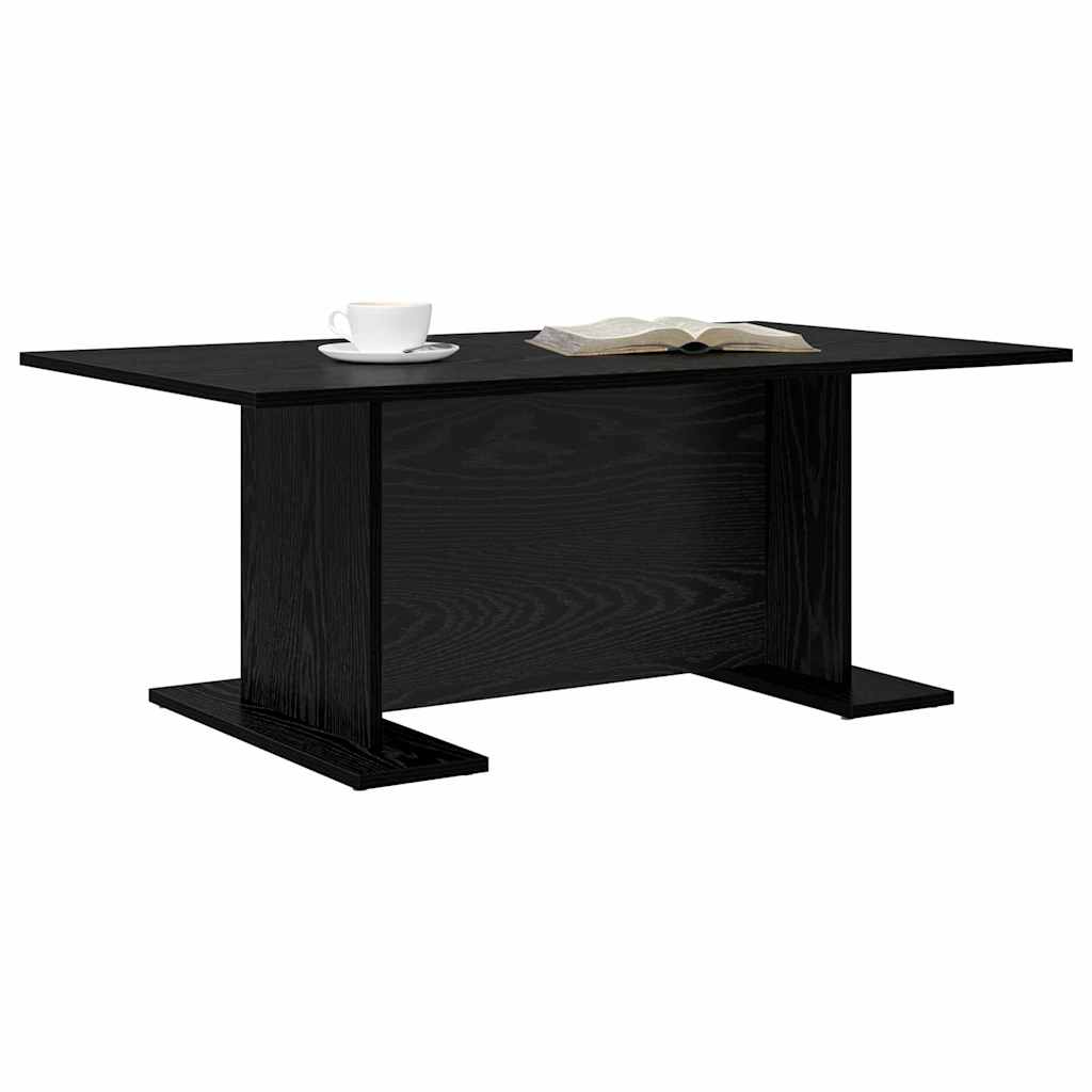 vidaXL Stolik kawowy Czarny dąb 103.5 x 60 x 40 cm