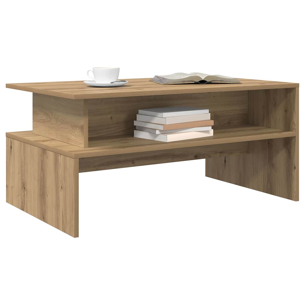 vidaXL Stolik kawowy Dąb rzemieślniczy 90 x 55 x 42,5 cm
