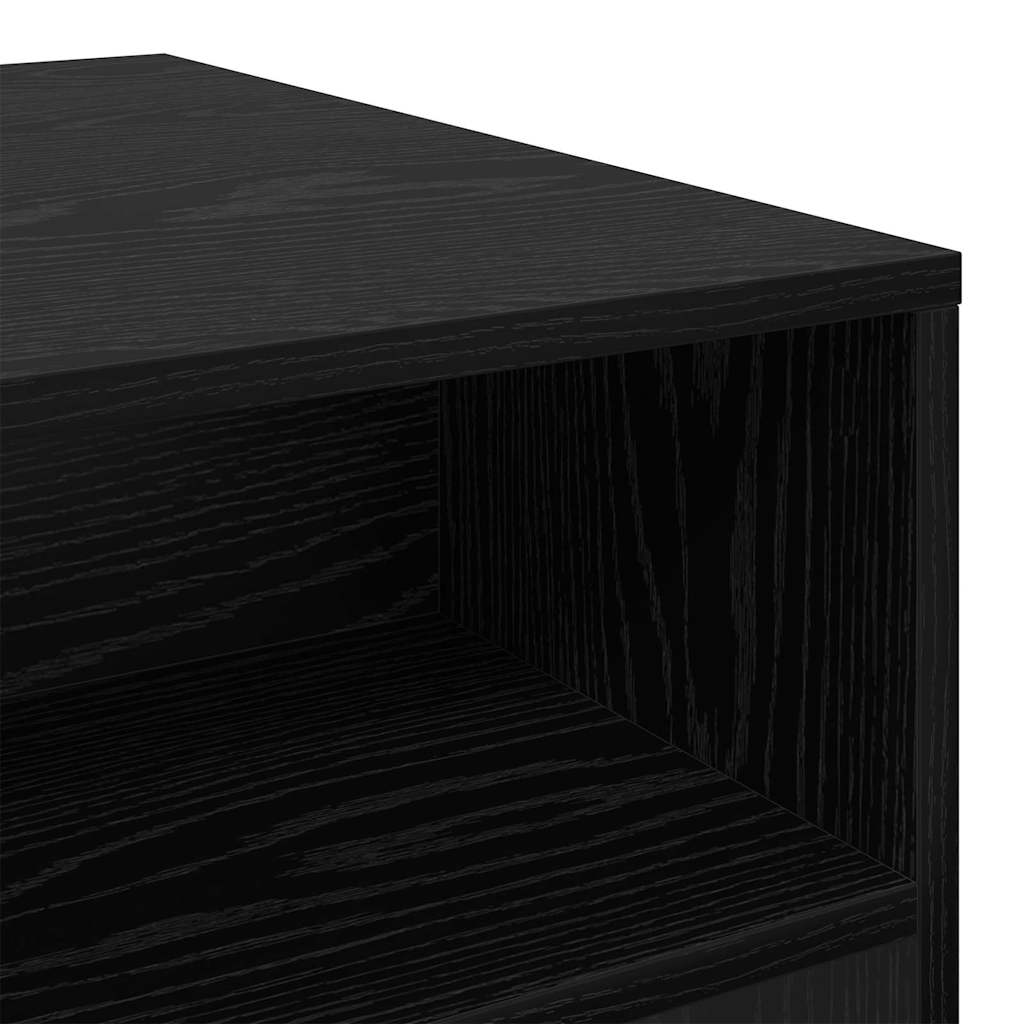 vidaXL Stolik kawowy Czarny Dąb 90 x 55 x 42,5 cm