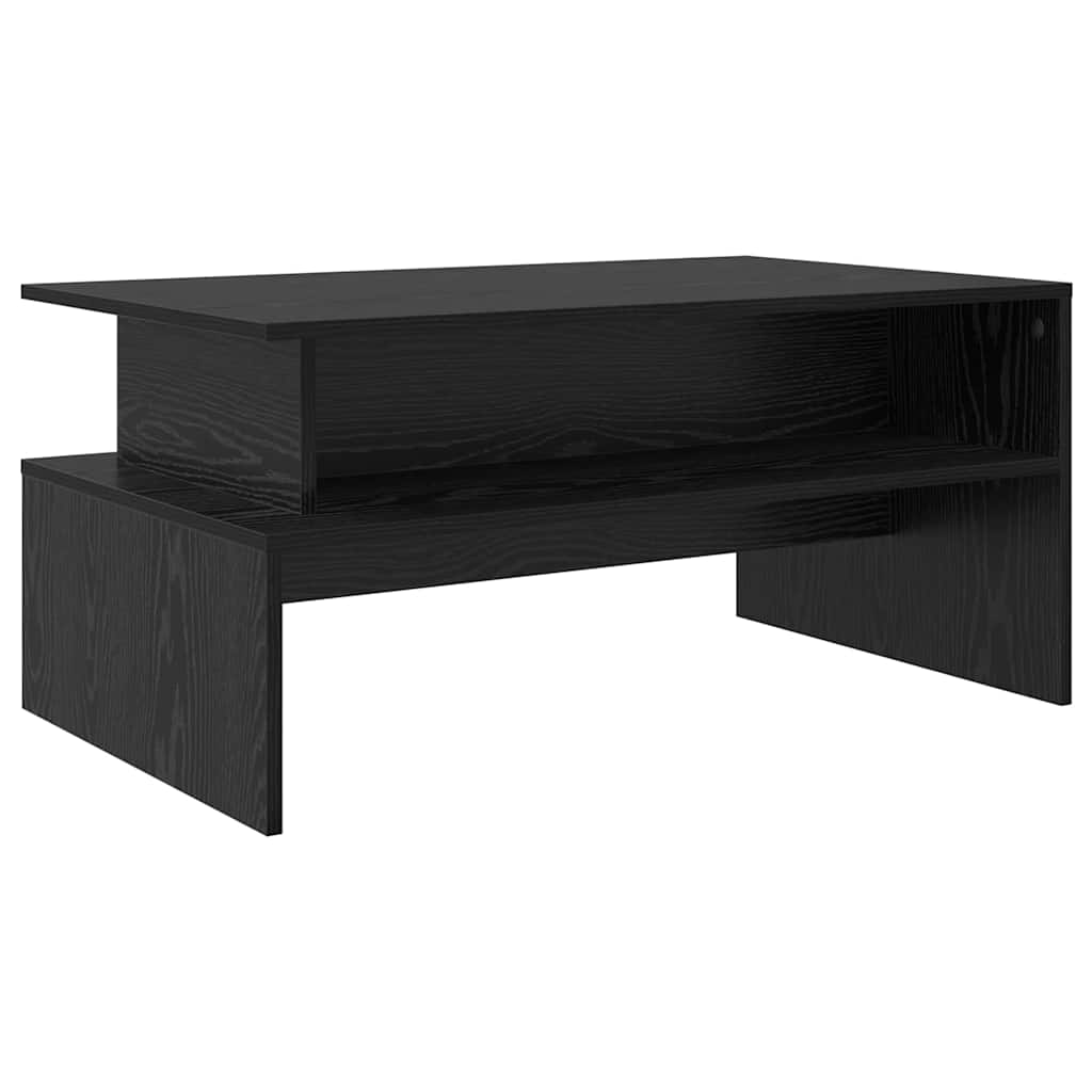vidaXL Stolik kawowy Czarny Dąb 90 x 55 x 42,5 cm