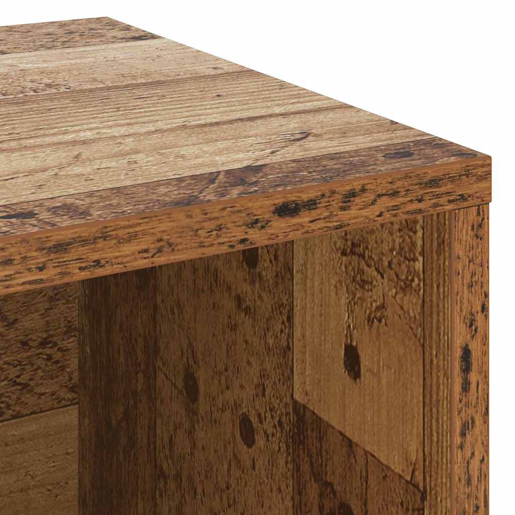vidaXL Ławka na buty z półką Stare drewno 103 x 30 x 54,5 cm
