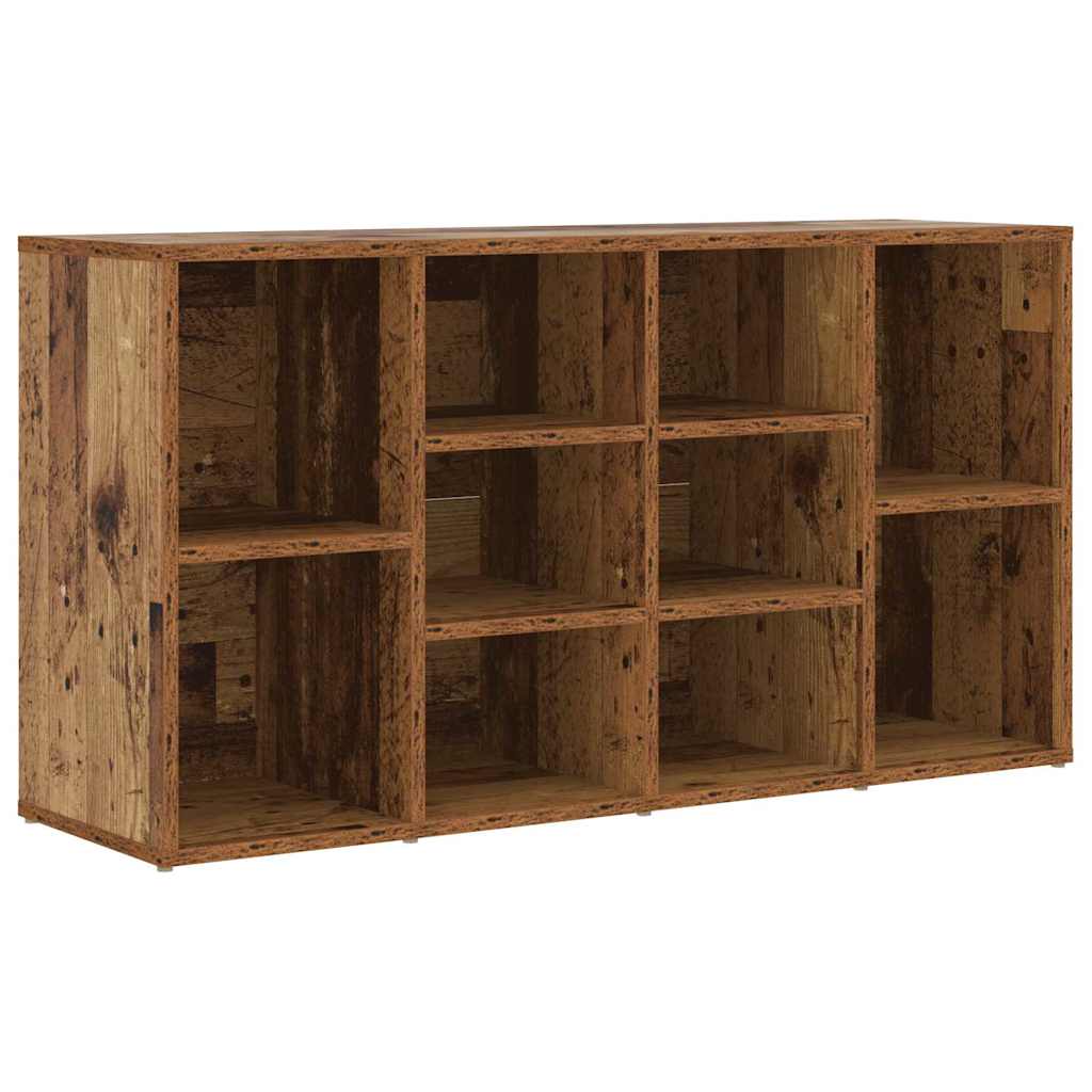 vidaXL Ławka na buty z półką Stare drewno 103 x 30 x 54,5 cm