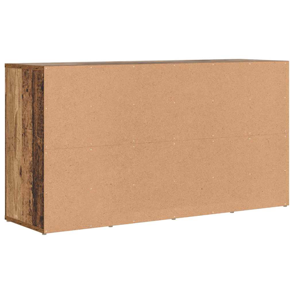 vidaXL Ławka na buty z półką Stare drewno 103 x 30 x 54,5 cm