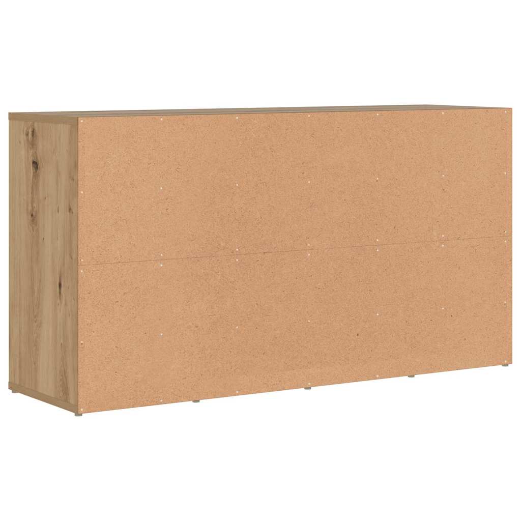 vidaXL Ławka na buty z półką Dąb rzemieślniczy 103 x 30 x 54,5 cm