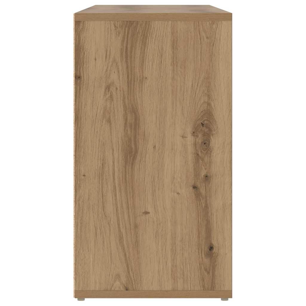 vidaXL Ławka na buty z półką Dąb rzemieślniczy 103 x 30 x 54,5 cm