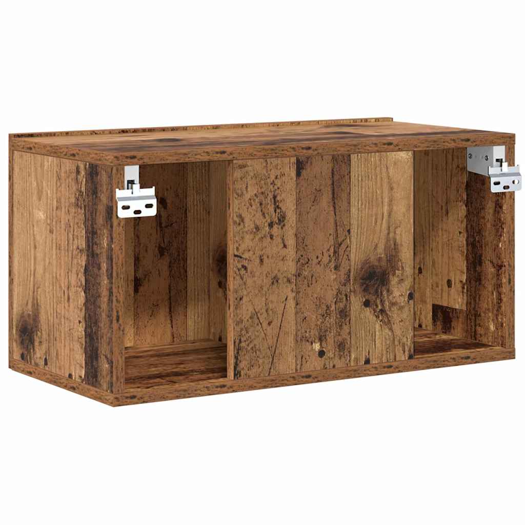 vidaXL Zestaw szafek RTV Montowane na ścianie Brązowy 60 x 30 x 30 cm