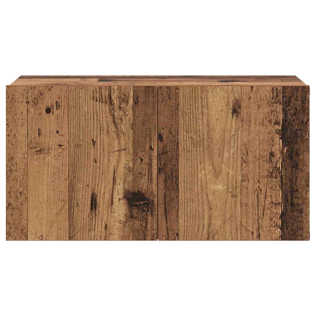 vidaXL Zestaw szafek RTV Montowane na ścianie Brązowy 60 x 30 x 30 cm