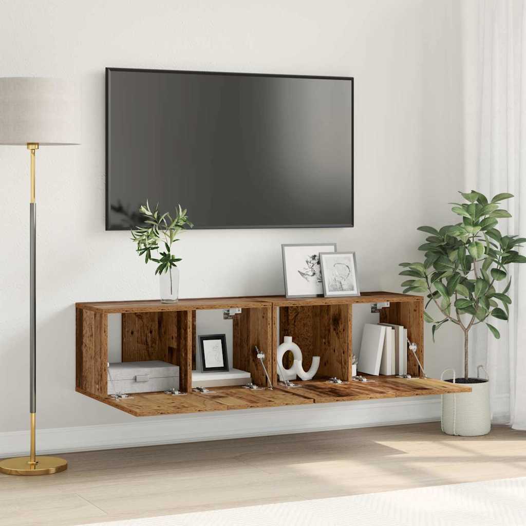 vidaXL Zestaw szafek RTV 2 pcs Wielokolorowe 60 x 30 x 30 cm