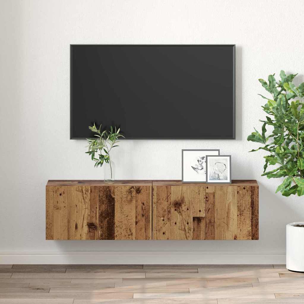 vidaXL Zestaw szafek RTV 2 pcs Wielokolorowe 60 x 30 x 30 cm
