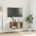 vidaXL Zestaw szafek RTV Montowane na ścianie Brązowy 60 x 30 x 30 cm