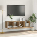 vidaXL Zestaw szafek RTV 2 pcs Brązowy 60 x 30 x 30 cm