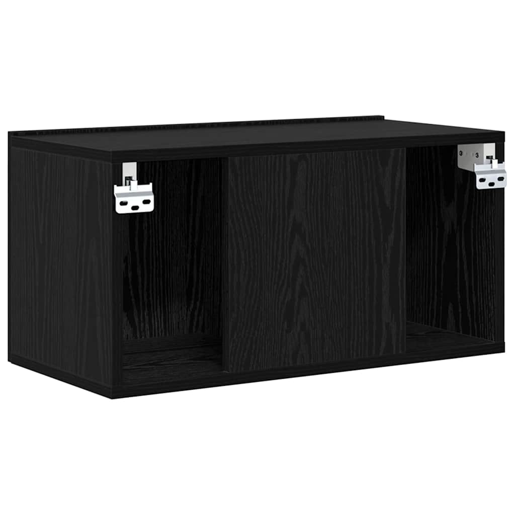 vidaXL Zestaw szafek RTV 2 pcs Czarny 60 x 30 x 30 cm