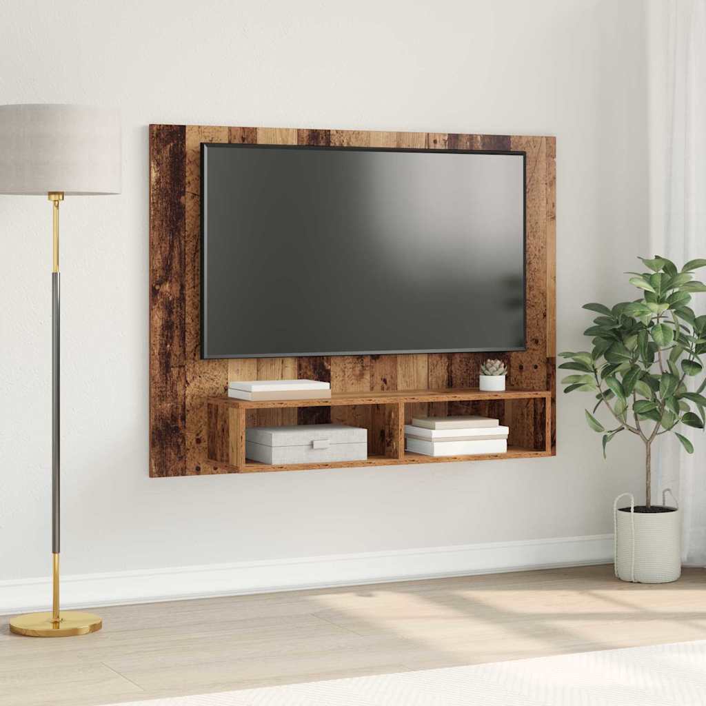 vidaXL Zestaw szafek RTV Stare drewno 120 x 23,5 x 90 cm