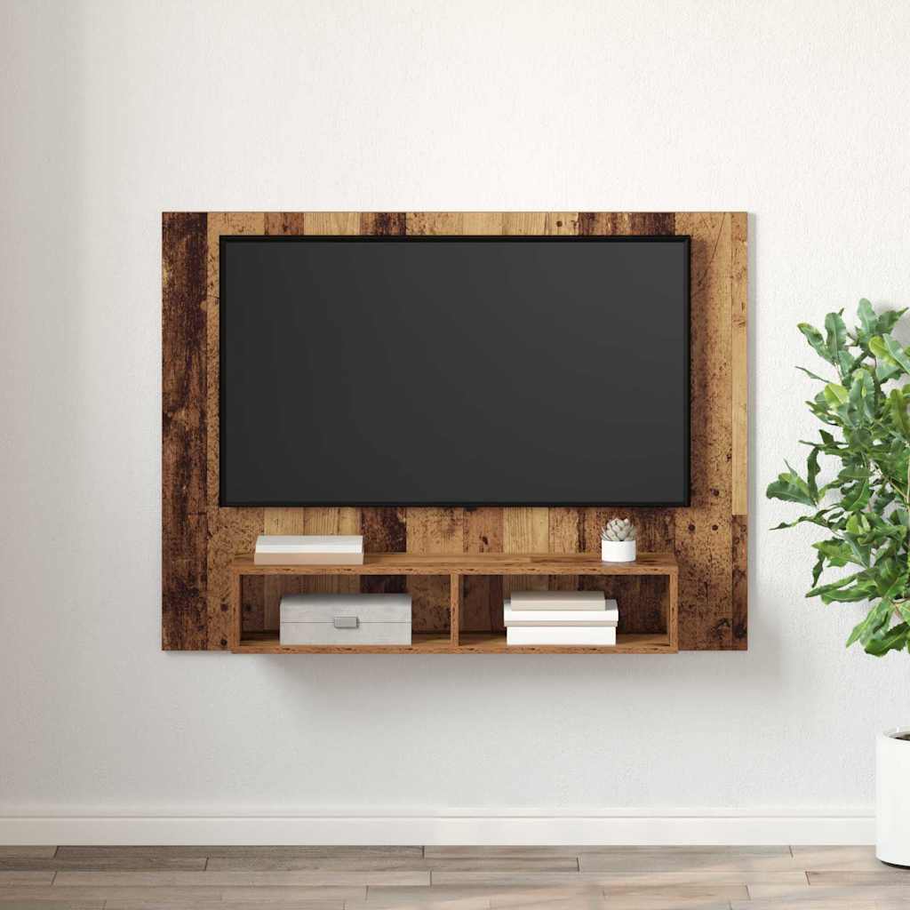 vidaXL Zestaw szafek RTV Stare drewno 120 x 23,5 x 90 cm