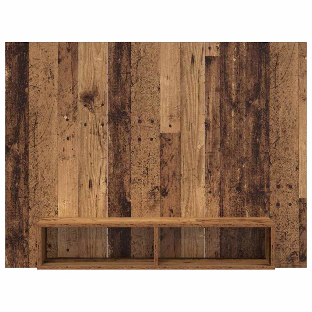 vidaXL Zestaw szafek RTV Stare drewno 120 x 23,5 x 90 cm