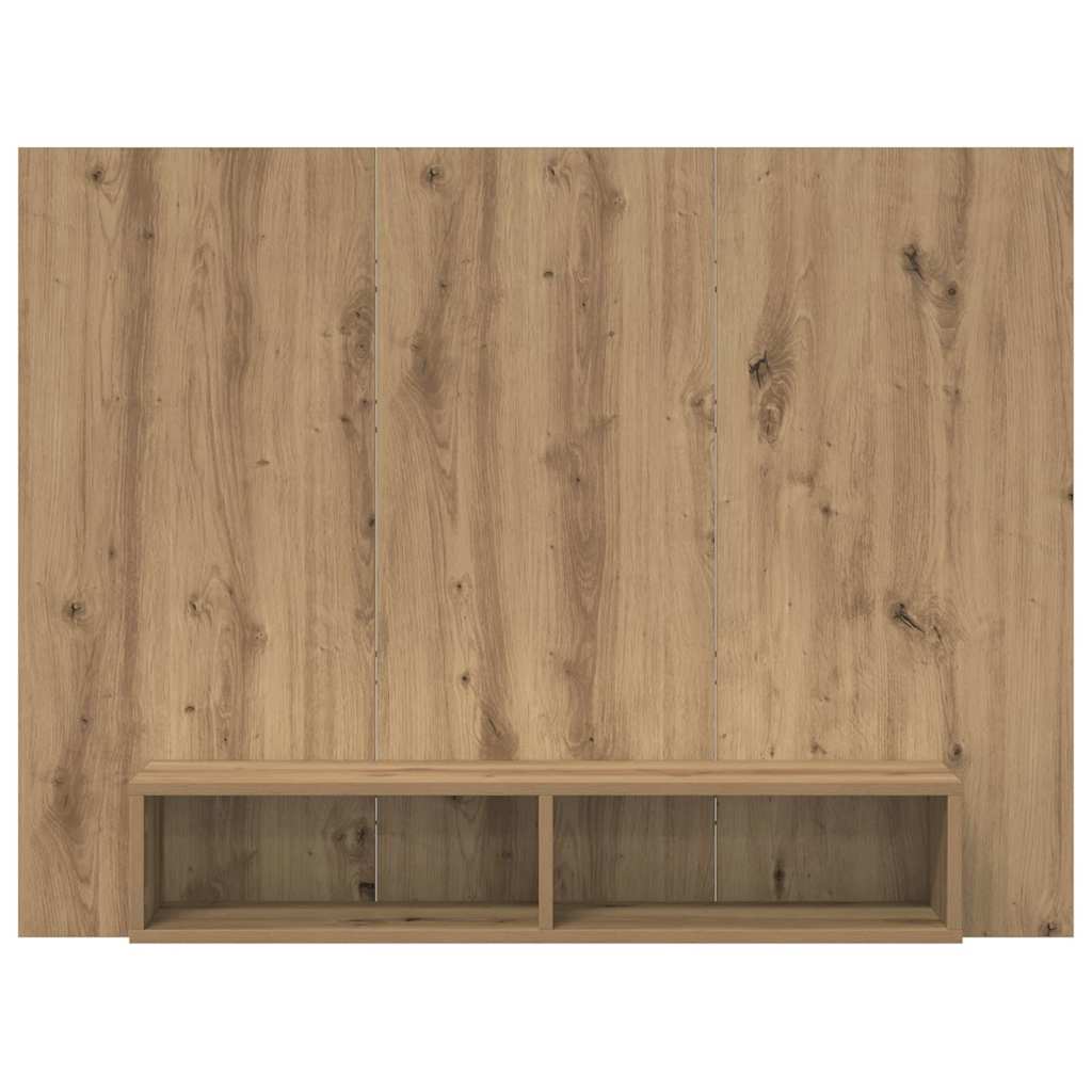 vidaXL Zestaw szafek RTV 120 x 23,5 x 90 cm Dąb rzemieślniczy
