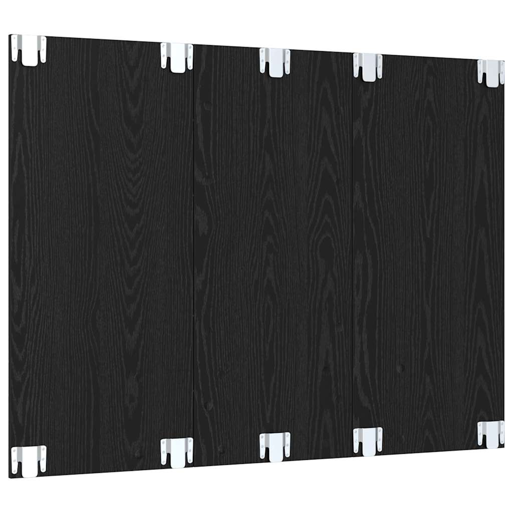 vidaXL Zestaw szafek RTV Czarny Dąb 120 x 23,5 x 90 cm