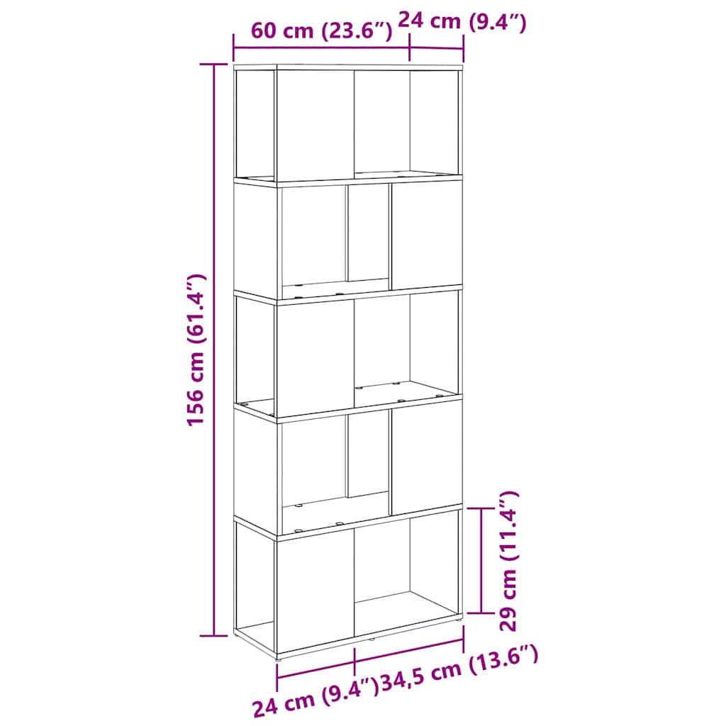 vidaXL Zestaw szafek RTV Montowane na ścianie Czarny 60 x 24 x 156 cm
