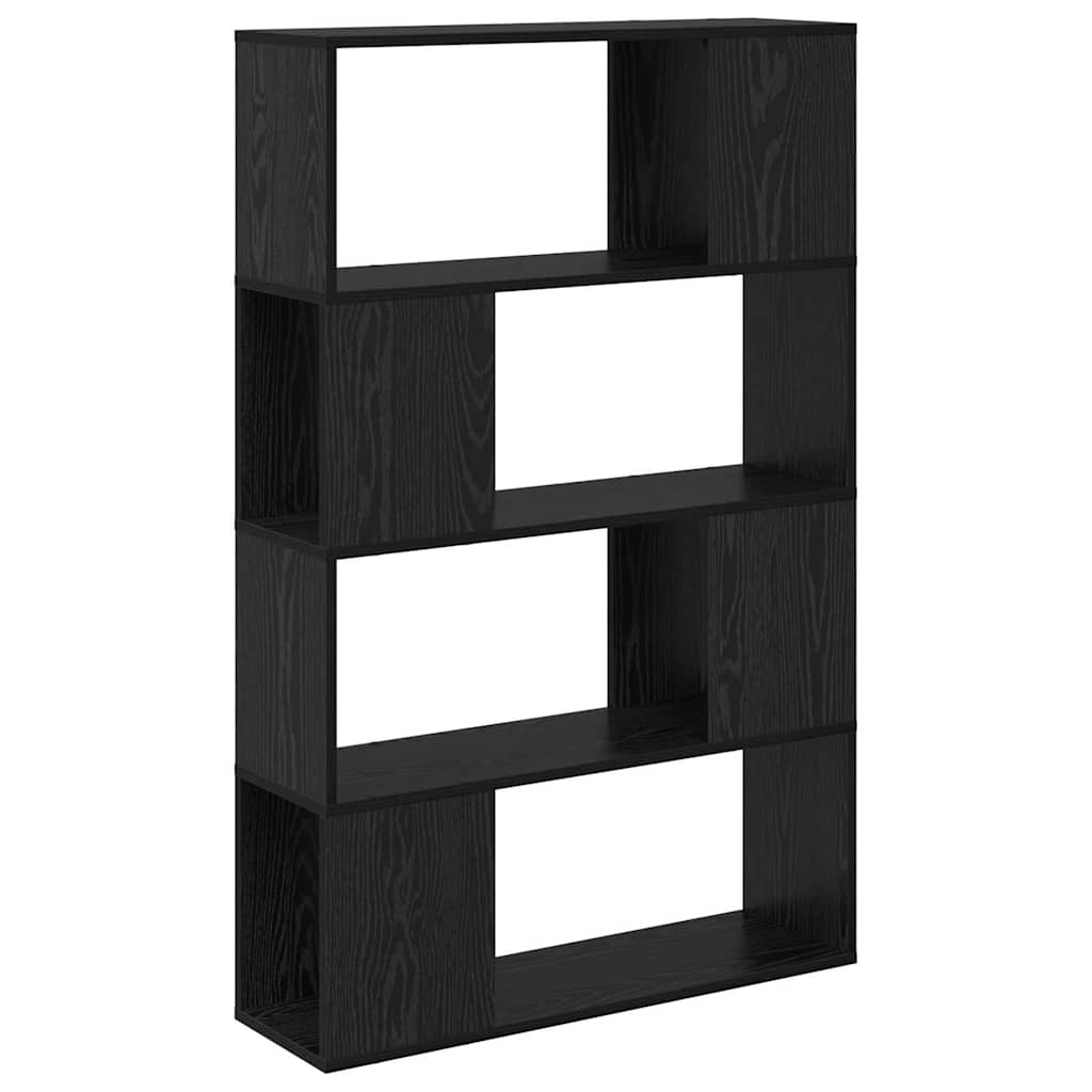 vidaXL Zestaw szafek RTV Montowane na ścianie Czarny 80 x 24 x 125 cm