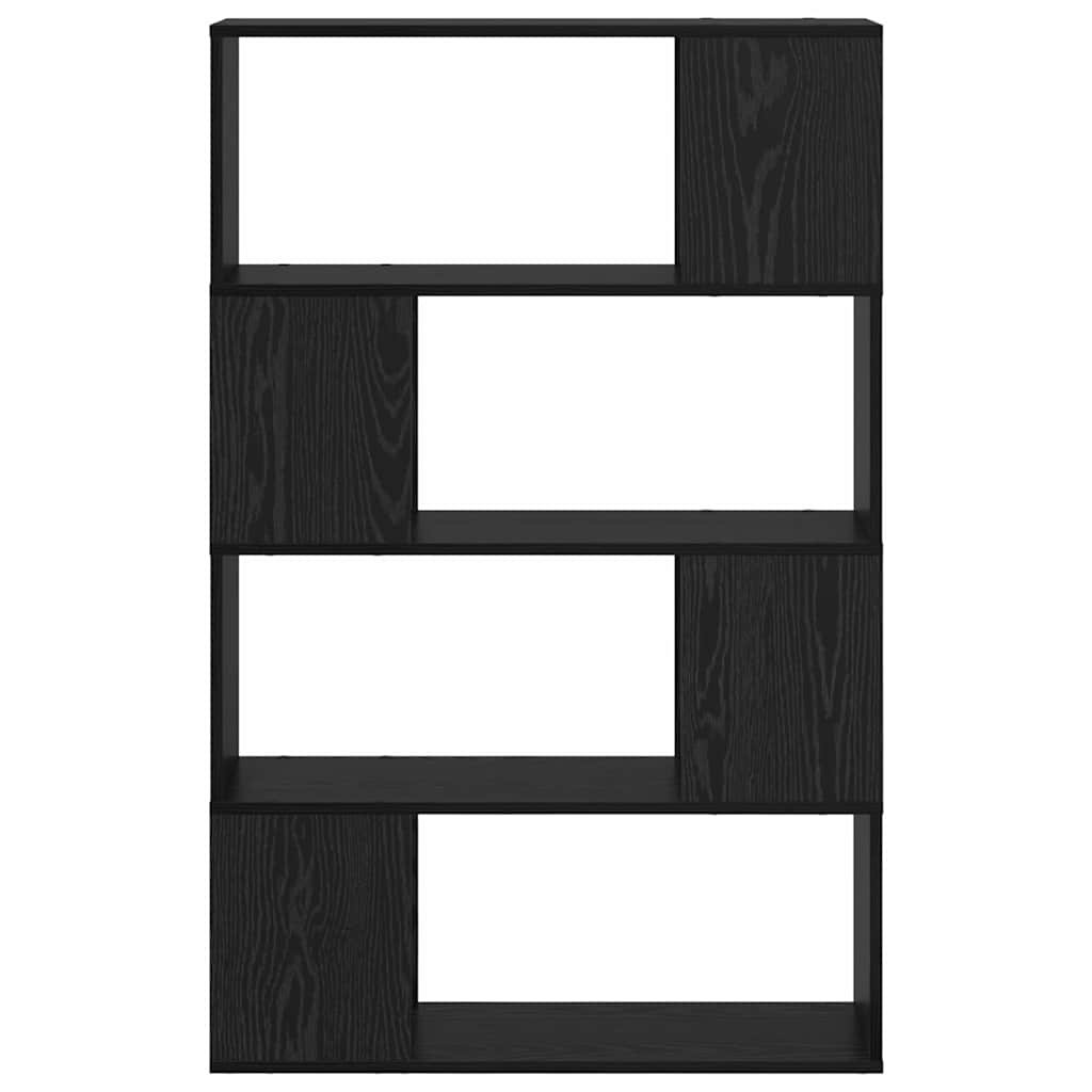 vidaXL Zestaw szafek RTV Montowane na ścianie Czarny 80 x 24 x 125 cm