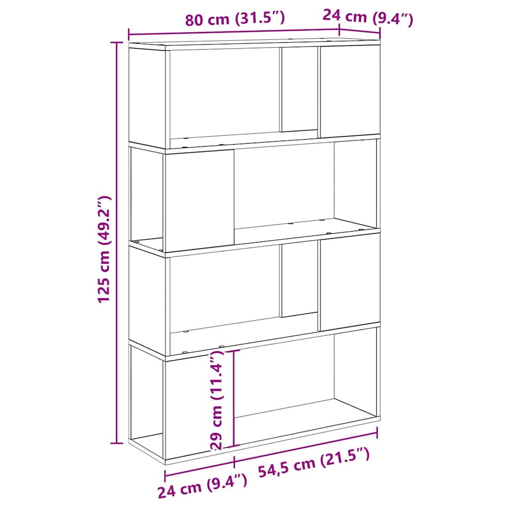 vidaXL Zestaw szafek RTV Montowane na ścianie Czarny 80 x 24 x 125 cm