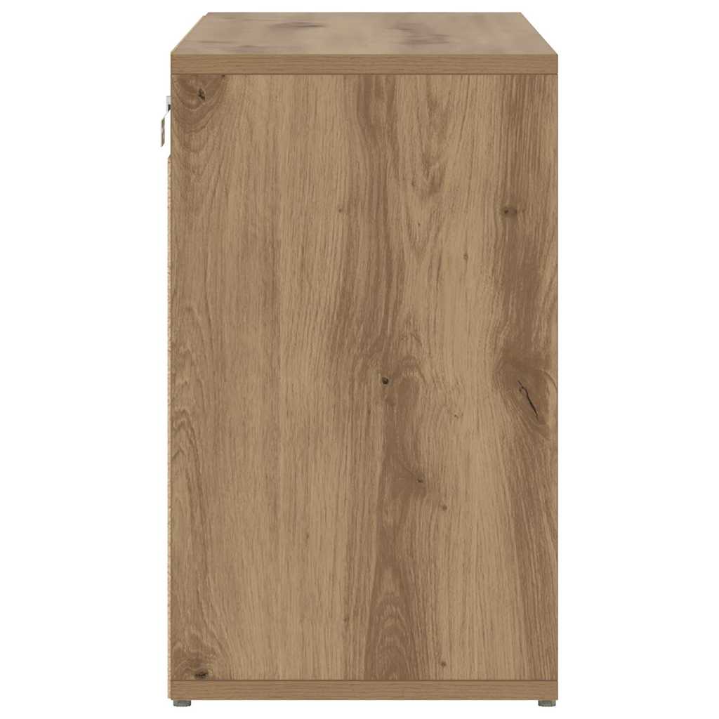 vidaXL Szafka na buty z półką Dąb rzemieślniczy 77,5 x 30 x 51 cm