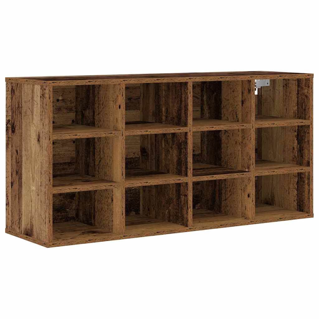 vidaXL Szafka na buty z półką Stare drewno 103 x 30 x 51 cm