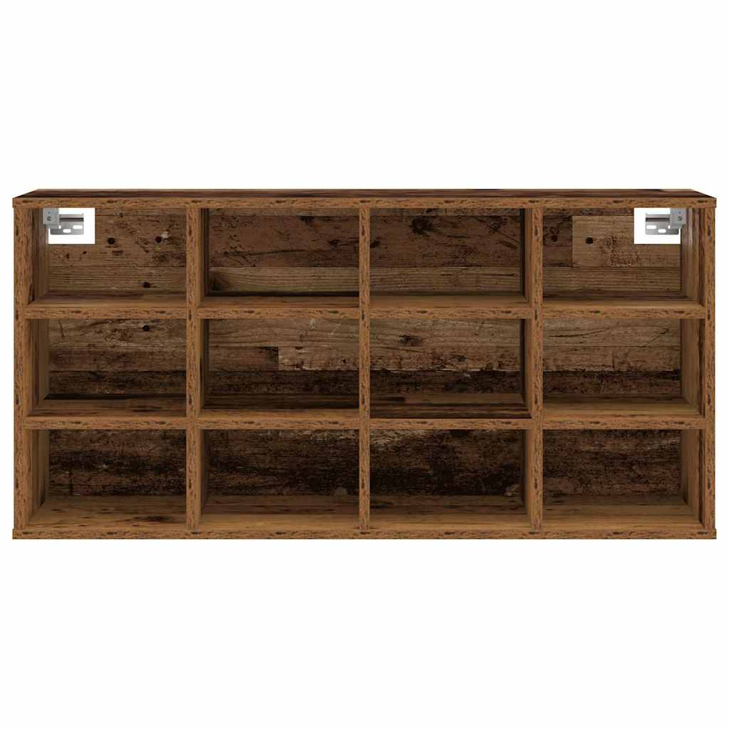 vidaXL Szafka na buty z półką Stare drewno 103 x 30 x 51 cm