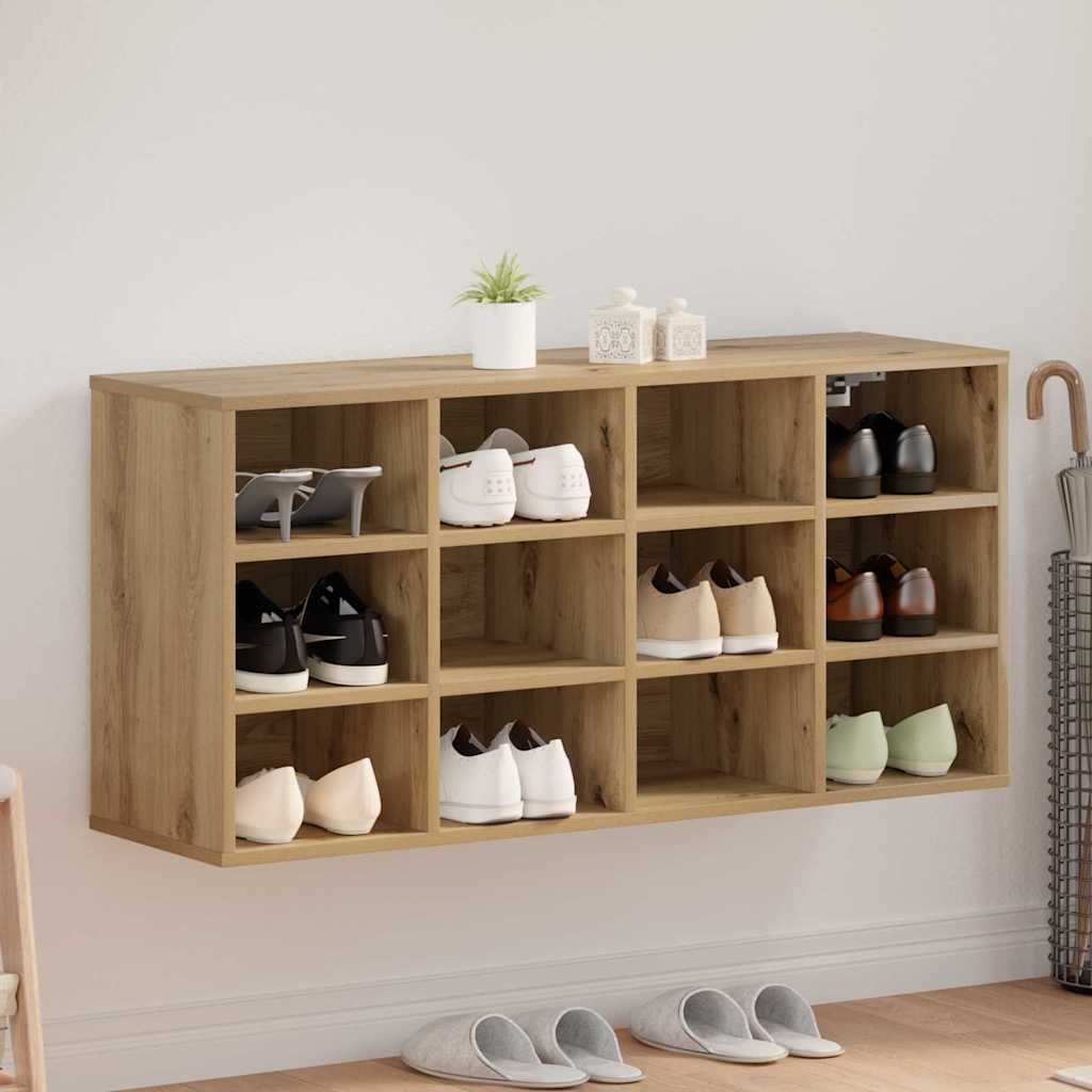 vidaXL Szafka na buty z półką Dąb rzemieślniczy 103 x 30 x 51 cm