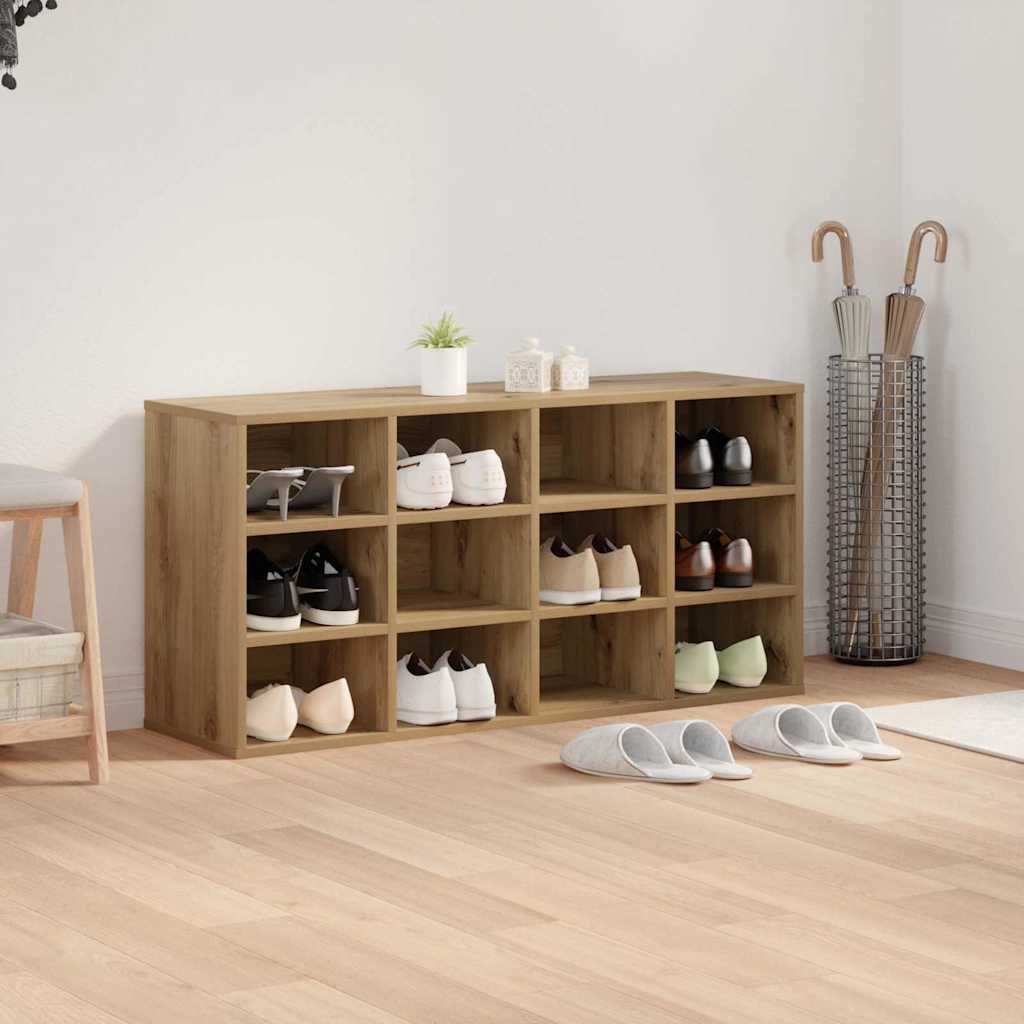 vidaXL Szafka na buty z półką Dąb rzemieślniczy 103 x 30 x 51 cm